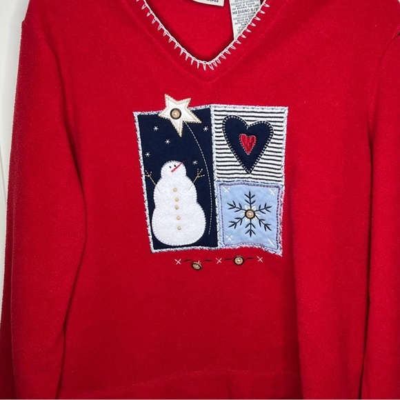 White Stag Snowman Sweatshirt Size Medium - Picture 1 of 3
